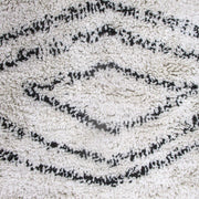 Uttermost Mesilla Table Tufted Ivory and Faded Charcoal Tribal Pattern Rug ~ 9' x 12'