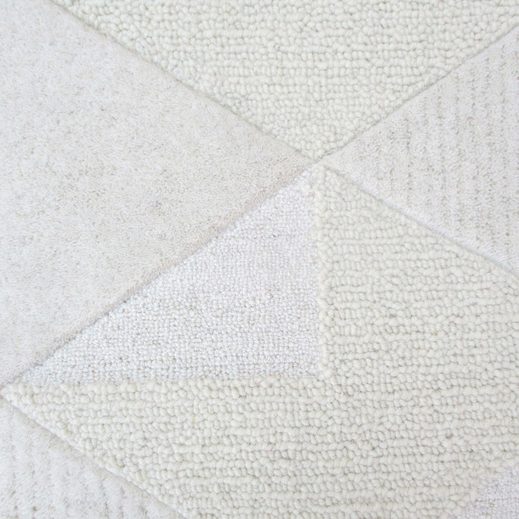 Uttermost La Veta Hand Tufted Ivory Geometric Pattern Rug ~ 6' x 9'