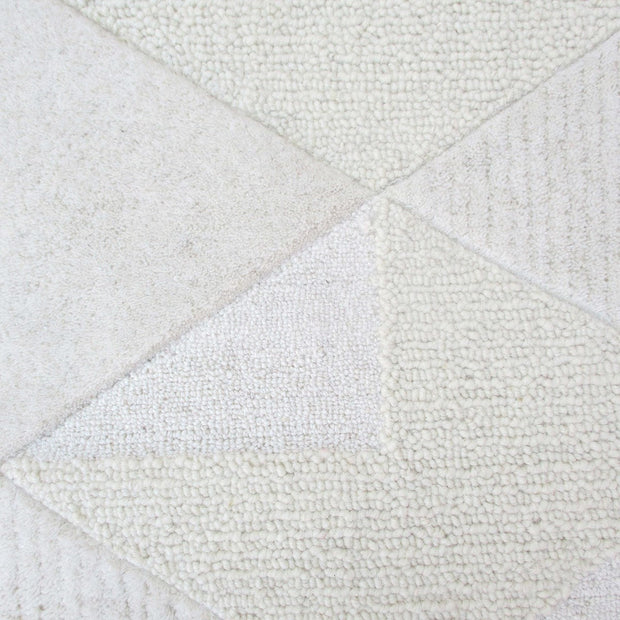 Uttermost La Veta Hand Tufted Ivory Geometric Pattern Rug  ~ 8' x 10'