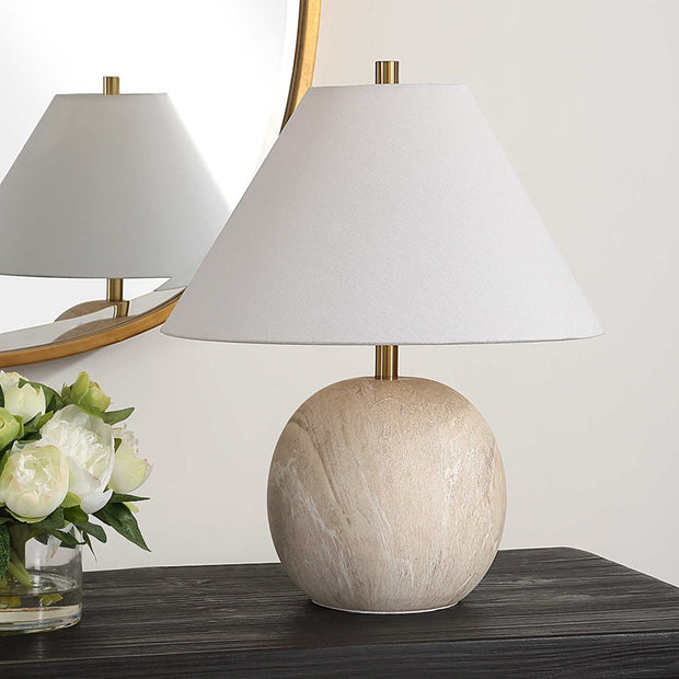 Casa Bella Living Neutral Toned Water Marbling Accent Lamp ~ LAST CHANCE SALE ~ LIMITED QUANTITY