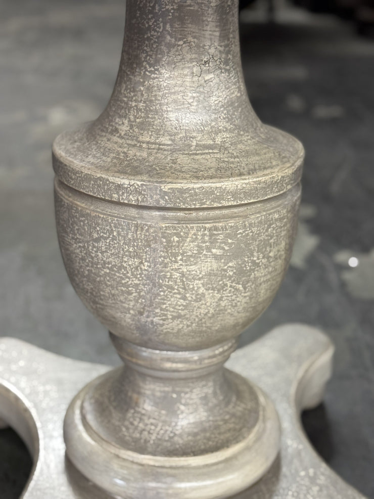 Casa Bonita Peruvian Hand-Painted Carved Wood Allegra Round Table