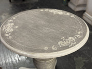 Casa Bonita Peruvian Hand-Painted Carved Wood Allegra Round Table