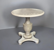 Casa Bonita Peruvian Hand-Painted Carved Wood Allegra Round Table