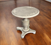 Casa Bonita Peruvian Hand-Painted Carved Wood Allegra Round Table