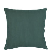 Anaya Home So Soft Linen Emerald Green Pillow 20x20 With Down Insert