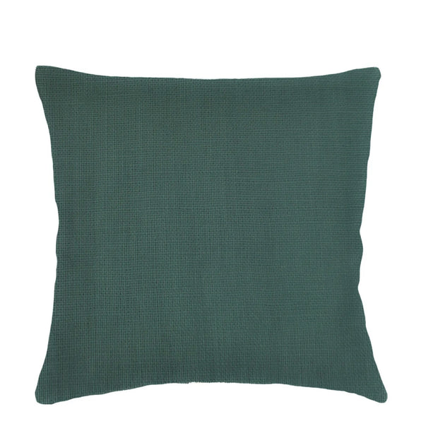 Anaya Home So Soft Linen Emerald Green Pillow 20x20 With Down Insert