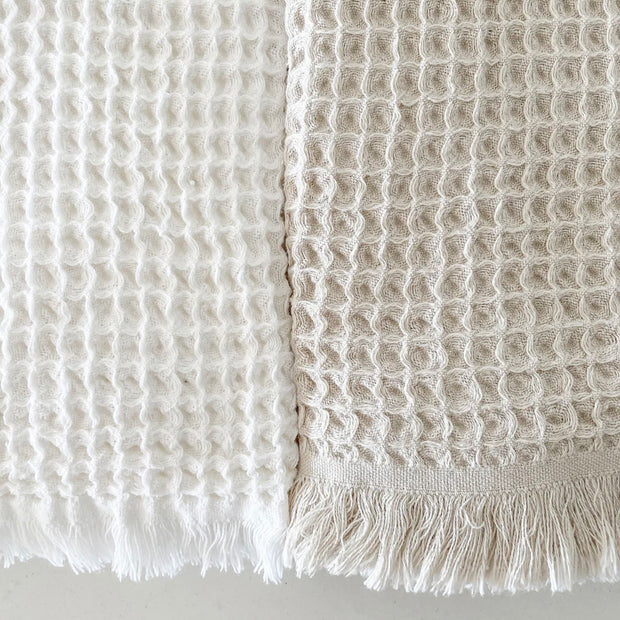 Anaya Home Turkish Cotton Waffle Weave Bath Towels