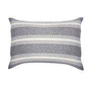 Pom Pom at Home Alpine Grey and Ivory Striped Blanket