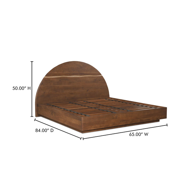 Moe's Home Collection Watson Brown Queen Bed