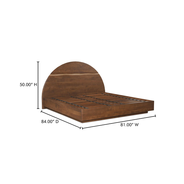 Moe's Home Collection Watson Brown King Bed