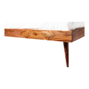 Moe's Home Collection O2 Dark Brown Sheesham Wood King Size Bed