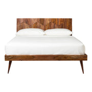 Moe's Home Collection O2 Dark Brown Sheesham Wood King Size Bed