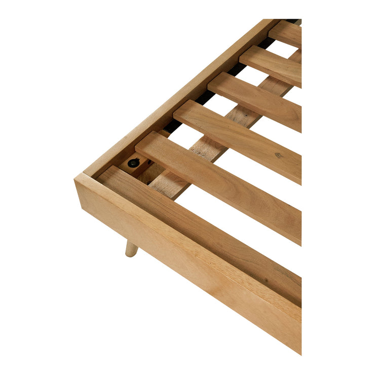Moe's Home Collection O2 Natural Sheesham Wood Queen Size Bed