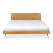 Moe's Home Collection O2 Natural Sheesham Wood King Size Bed