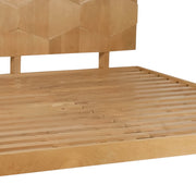 Moe's Home Collection O2 Natural Sheesham Wood King Size Bed