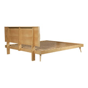 Moe's Home Collection O2 Natural Sheesham Wood King Size Bed