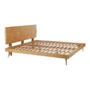 Moe's Home Collection O2 Natural Sheesham Wood King Size Bed