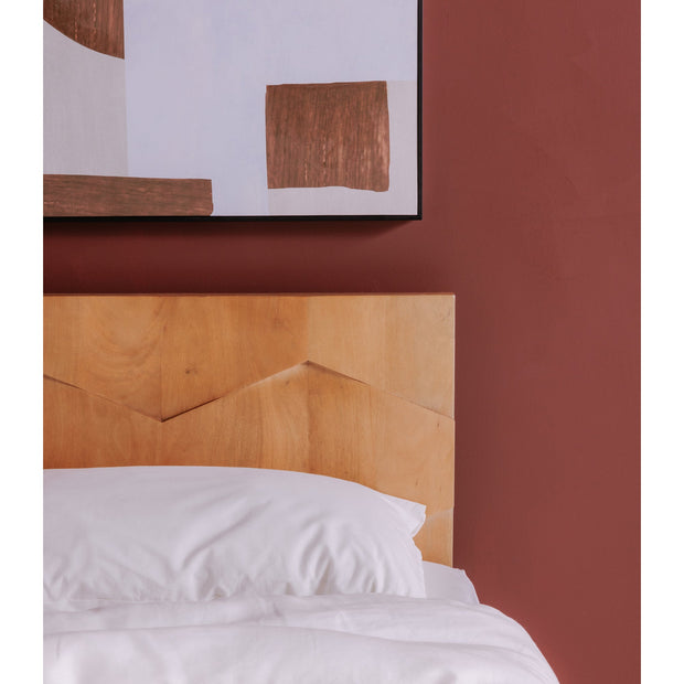 Moe's Home Collection O2 Natural Sheesham Wood King Size Bed