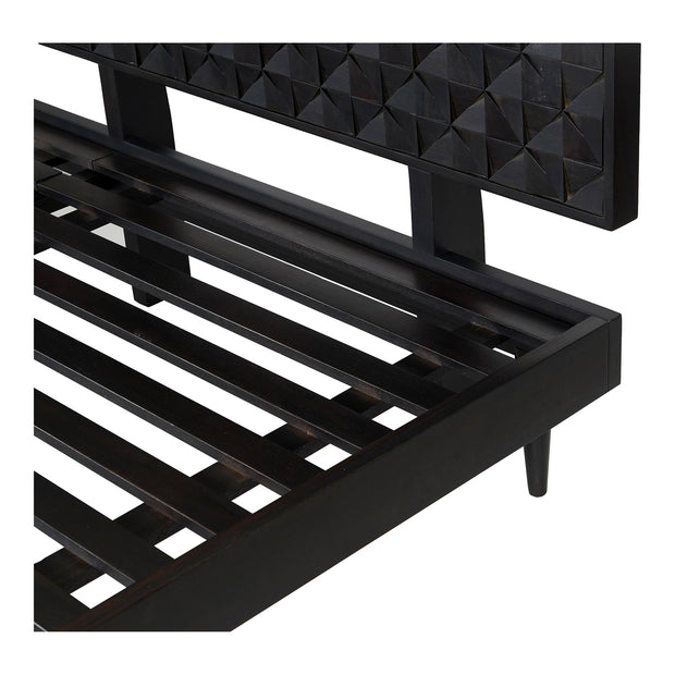 Moe's Home Collection Pablo Black King Bed