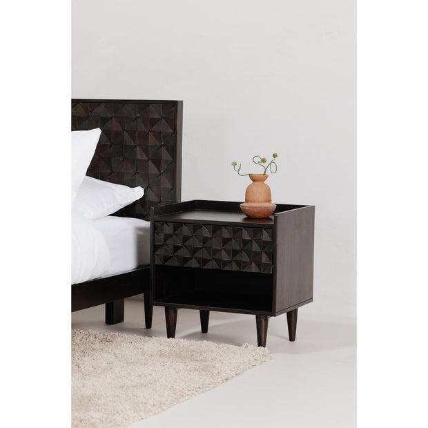 Moe's Home Collection Pablo Black King Bed