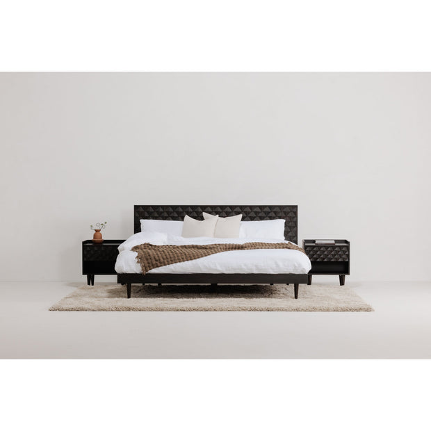 Moe's Home Collection Pablo Black King Bed