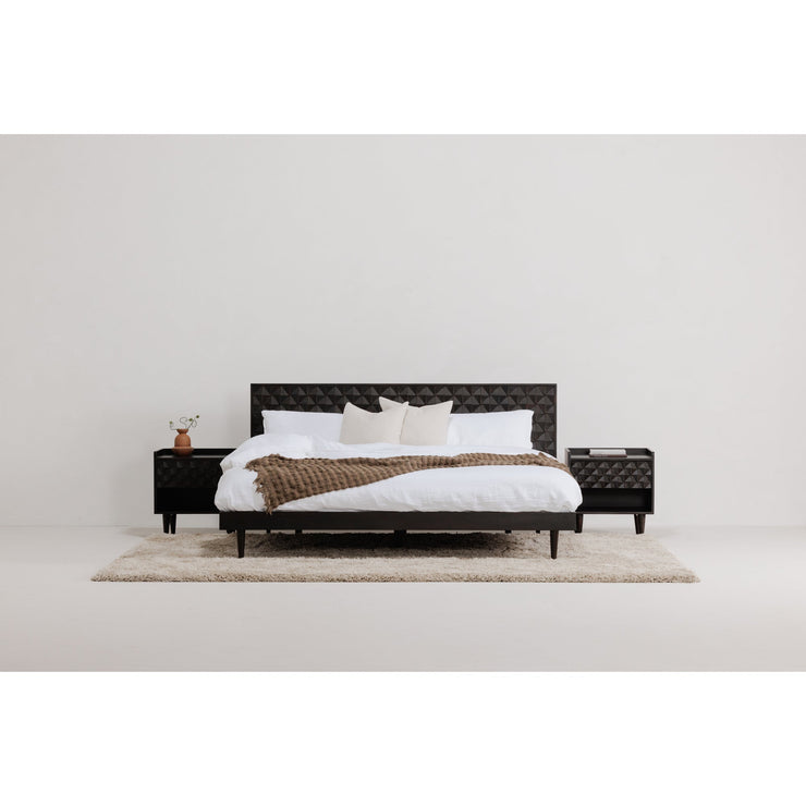 Moe's Home Collection Pablo Black King Bed
