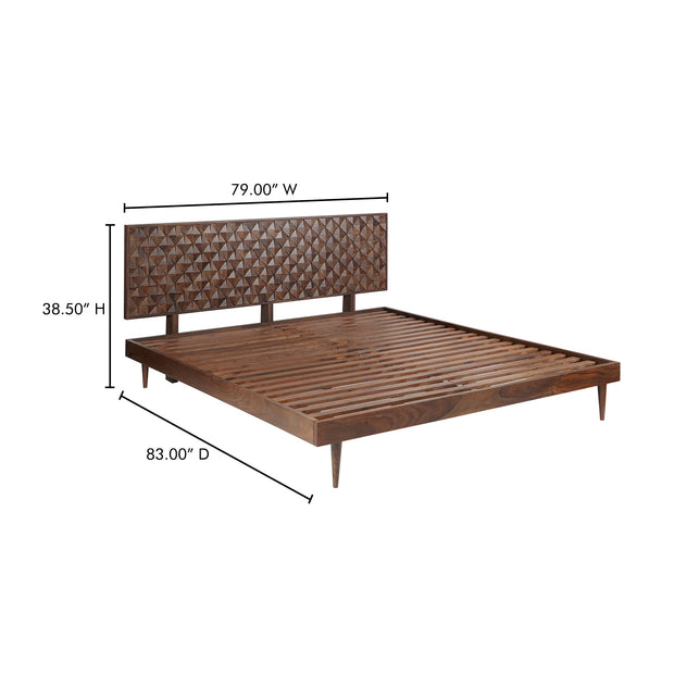 Moe's Home Collection Pablo Brown King Bed