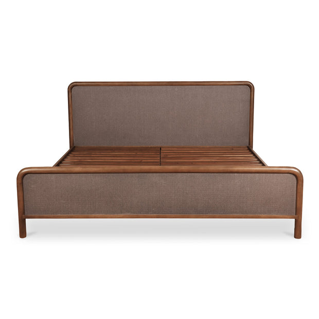 Moe's Home Collection Rye Warm Brown Queen Bed
