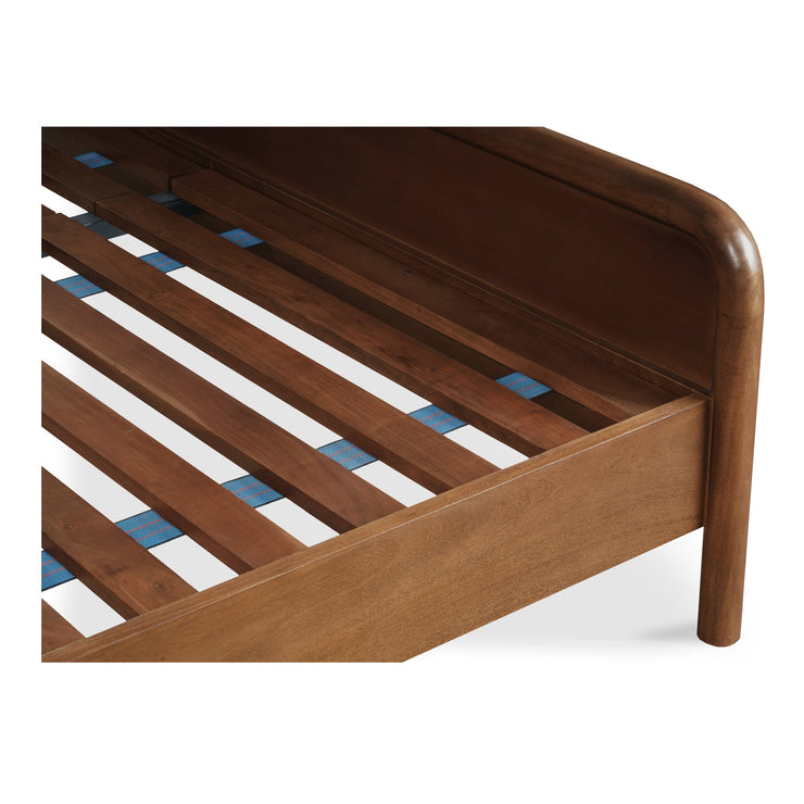 Moe's Home Collection Rye Warm Brown Queen Bed