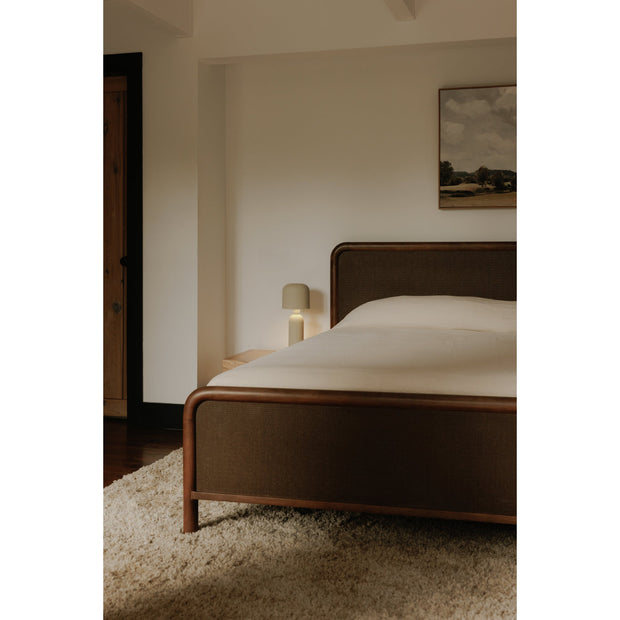 Moe's Home Collection Rye Warm Brown Queen Bed
