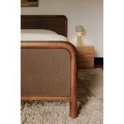 Moe's Home Collection Rye Warm Brown Queen Bed