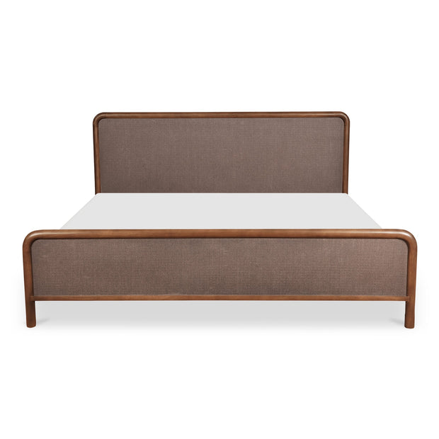 Moe's Home Collection Rye Warm Brown Queen Bed