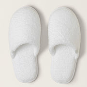 Barefoot Dreams CozyChic Spa Slippers ~ Size M 7/8 ~ White