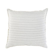Pom Pom at Home Blake Cream & Grey Striped Linen Duvet Cover and Shams ~ Available in Queen and King Sizes