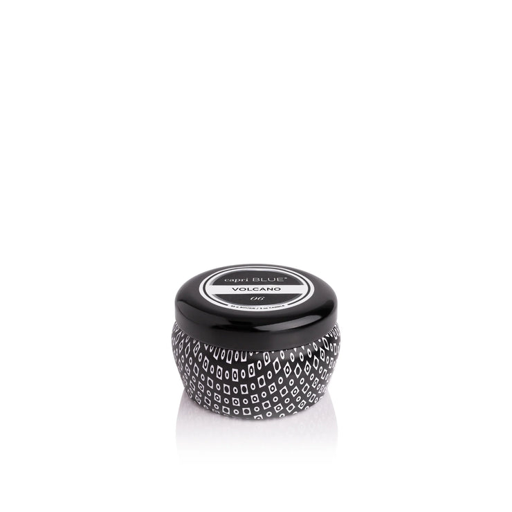 Capri Blue Volcano Black Mini Tin Candle 3 oz