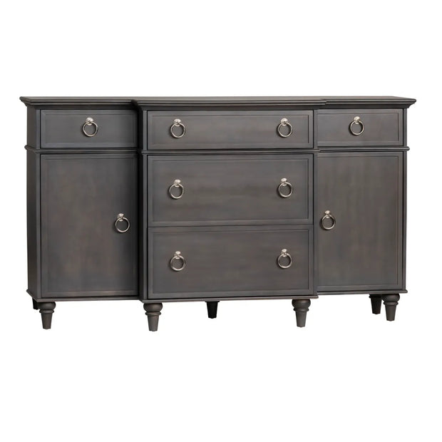 Crestview Collection Galloway Dark Gray Sideboard