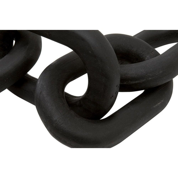 Essentials For Living Cinq Wood Link ~ Black Wash Pine