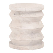 Essentials For Living Pier Accent Table~ White Wash Pine