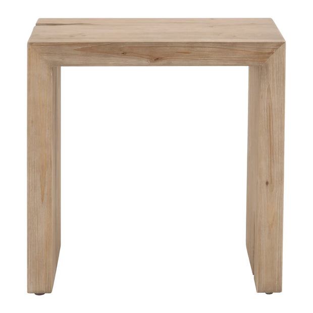 Essentials For Living Reed End Table ~ Smoke Gray Pine