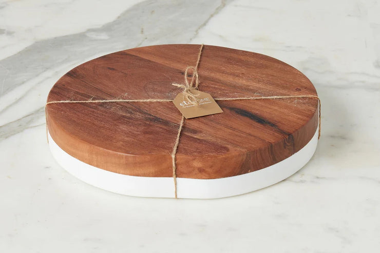 etúHOME Medium White Mod Serving Block