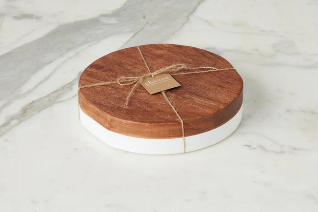 etúHOME Small White Mod White Serving Board