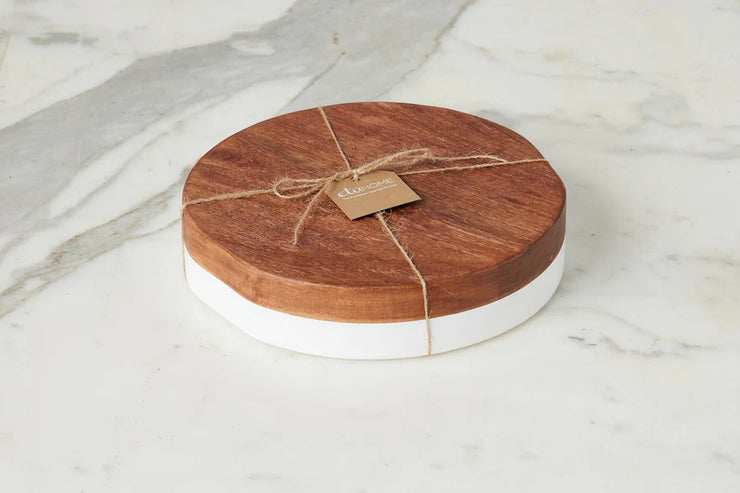 etúHOME Small White Mod White Serving Board