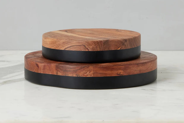 etúHOME Small Black Mod Black Serving Board