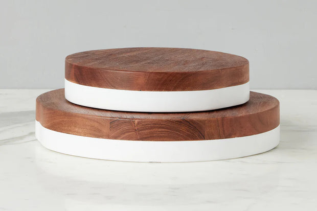 etúHOME Small White Mod White Serving Board