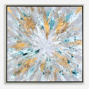 Uttermost Exploding Star Hand Painted Canvas