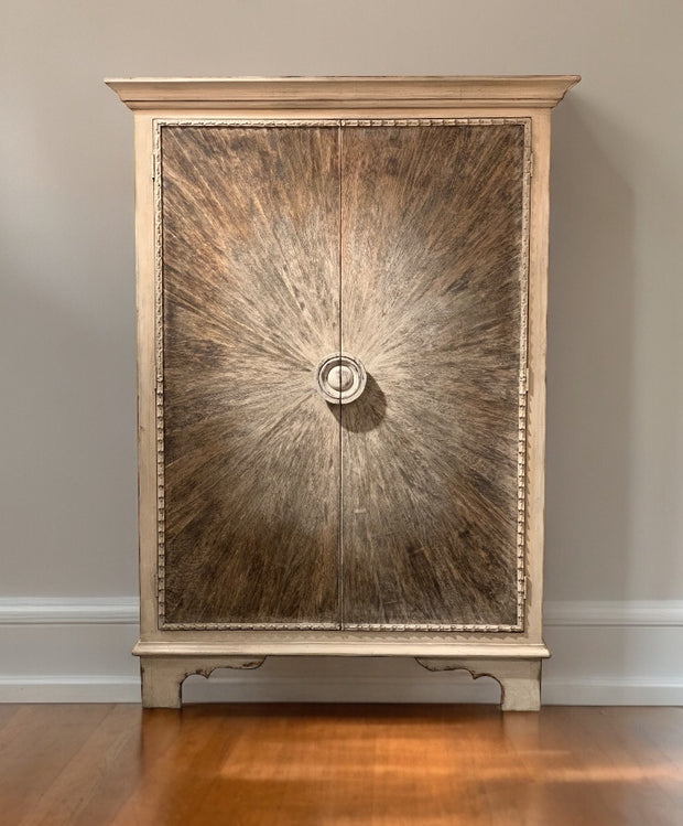 Casa Bonita Peruvian Hand-Painted Carved Wood Fairmont Armoire