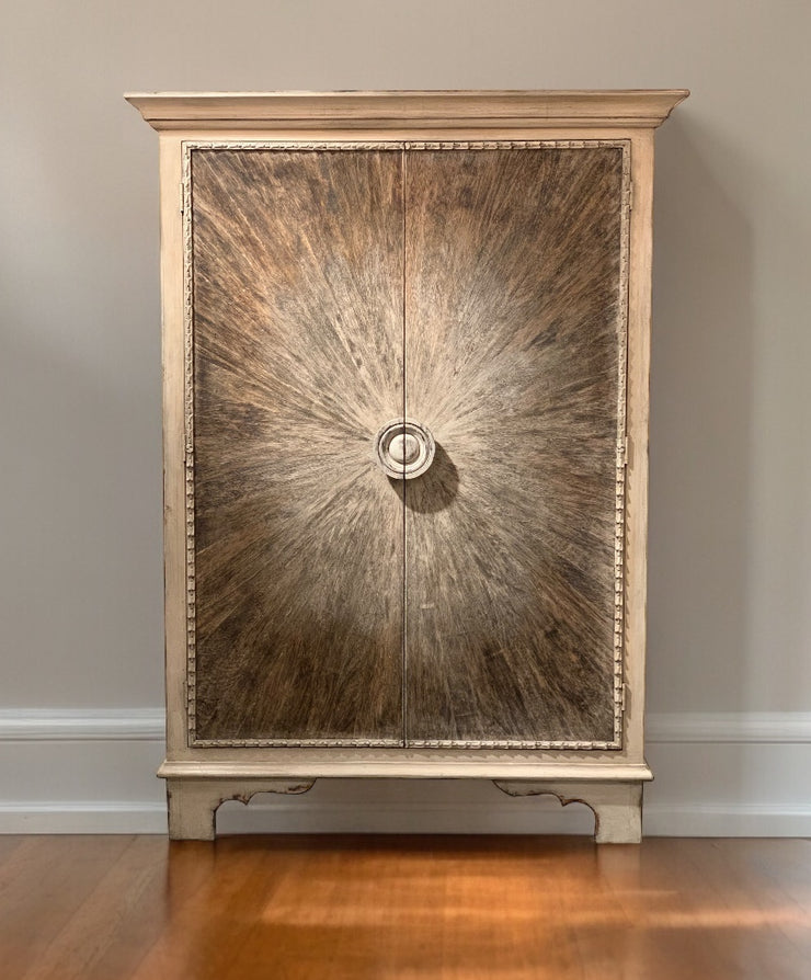 Casa Bonita Peruvian Hand-Painted Carved Wood Fairmont Armoire