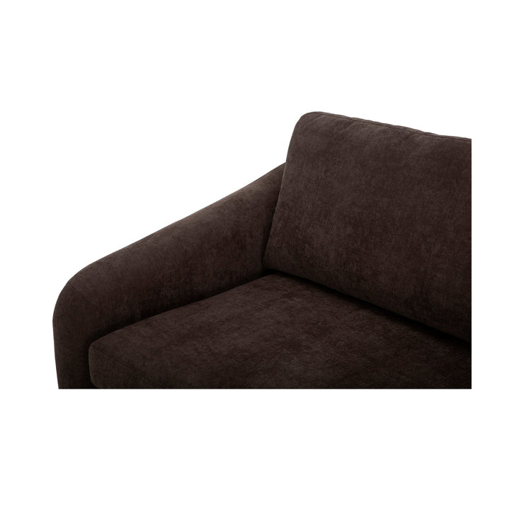 Moe's Home Collection Quinn Dark Brown Sofa