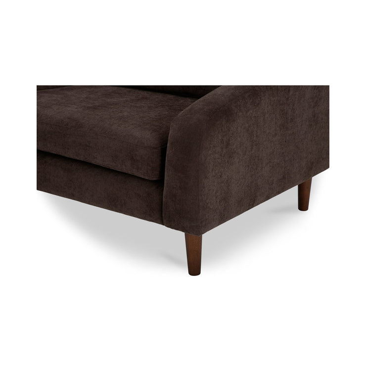 Moe's Home Collection Quinn Dark Brown Sofa