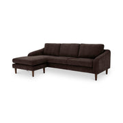 Moe's Home Collection Quinn Dark Brown Sectional